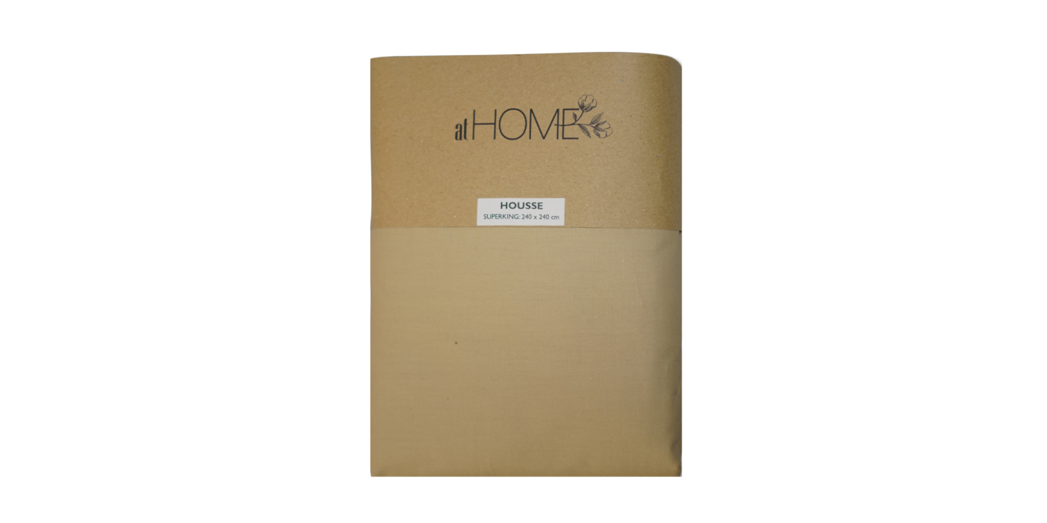 Fitted Sheet 200x200+20 cm Beige