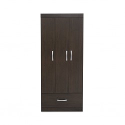 Prince Wardrobe 3 Doors Ebony Touch