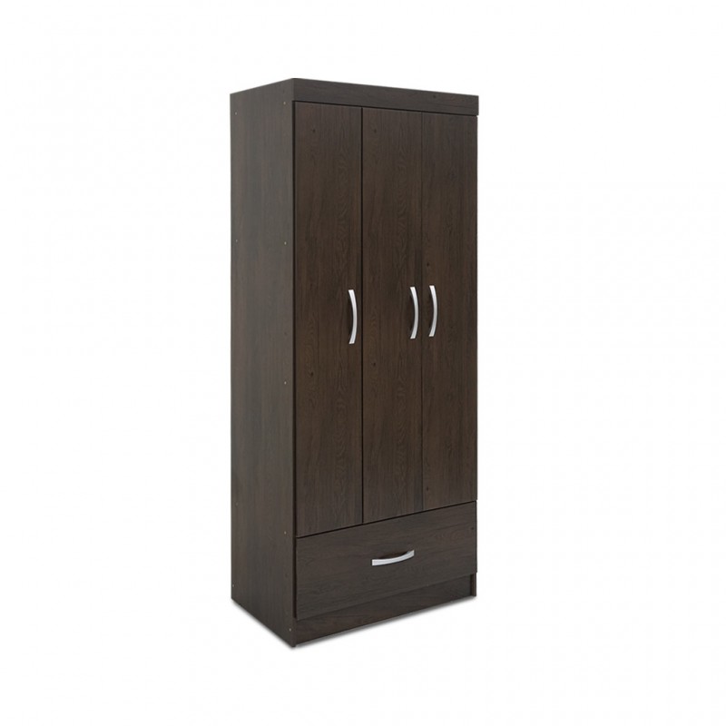 Prince Wardrobe 3 Doors Ebony Touch Prince Wardrobe 3 Doors Ebony Touch