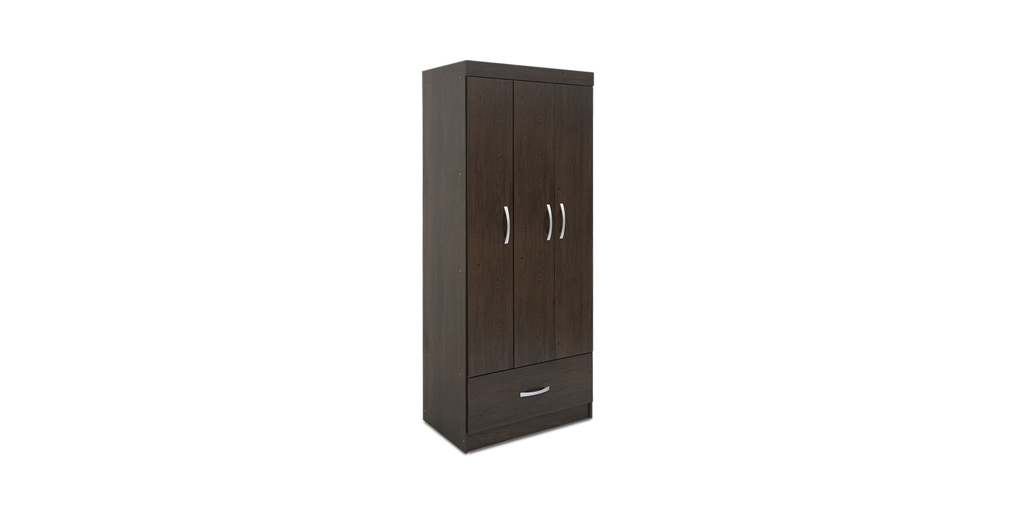 Prince Wardrobe 3 Doors Ebony Touch