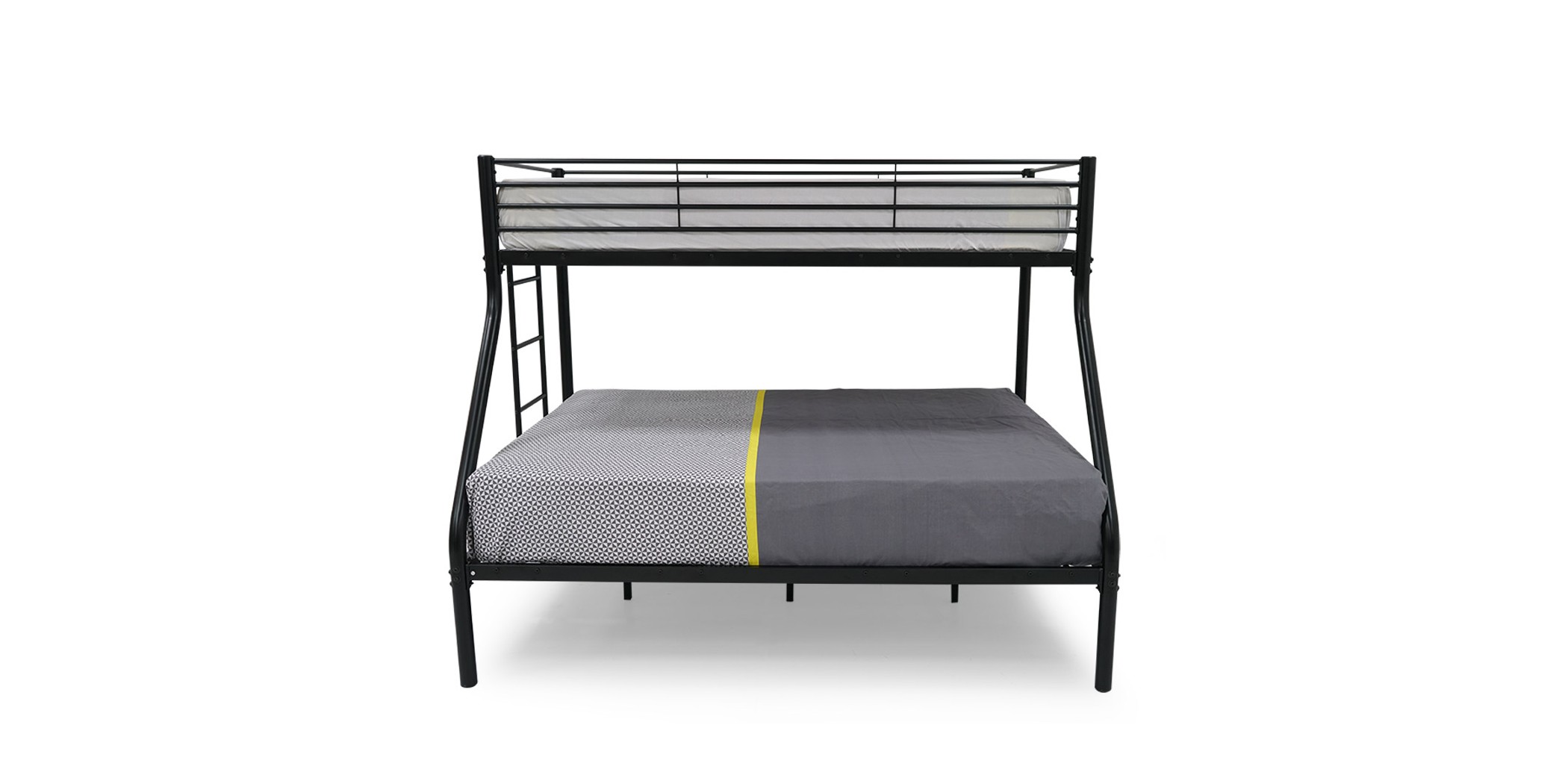 Mariana Double Decker Bed 90x190/140x190 cm Matt Black