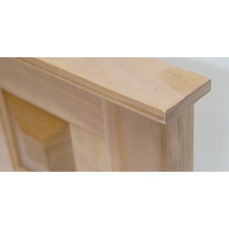 Sky Bed 160x200 cm Pine Wood Finish Oak