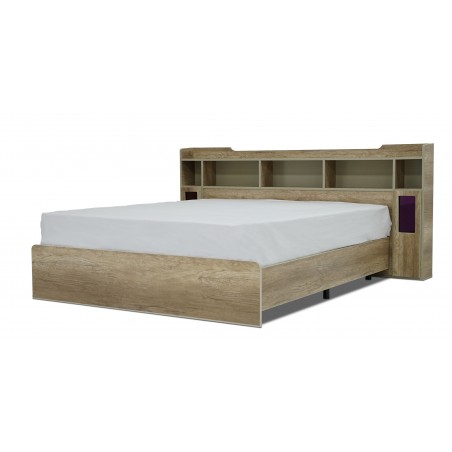 Venlo Bed 150x190 cm MDF Maroon