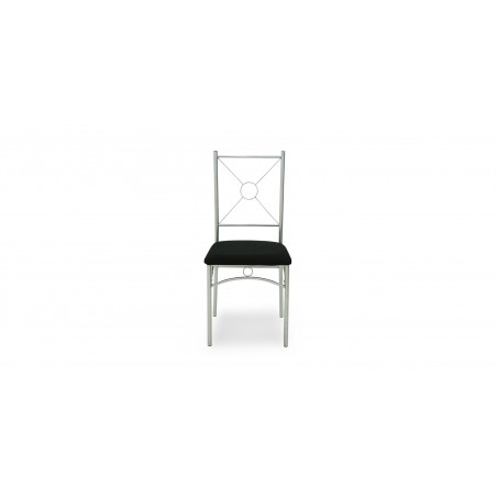 Arvens Table and 4 Chairs Black Metal