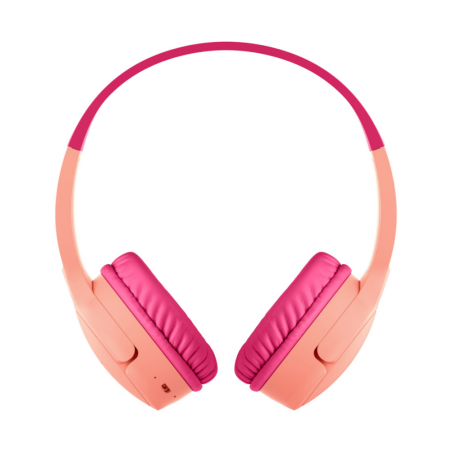 Belkin Mini Wireless On-Ear Headphones Pink