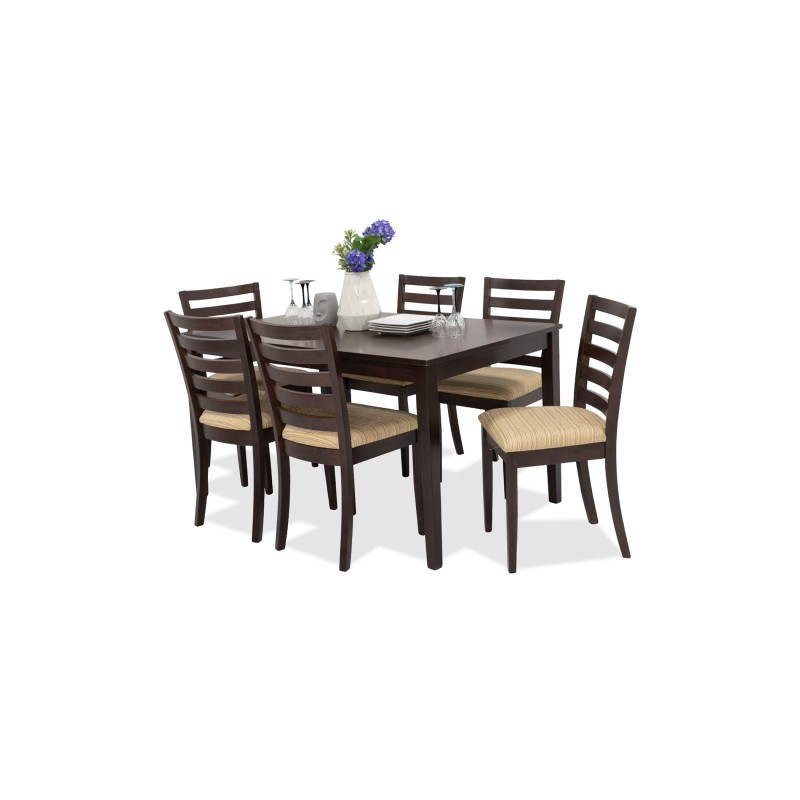 New Ocean Table and 6 Chairs Rubberwood New Ocean Table and 6 Chairs Rubberwood
