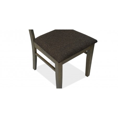 Silver Table and 6 Chairs Rubberwood