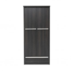 Gaza Wardrobe 2 Doors Ebony Oak PB