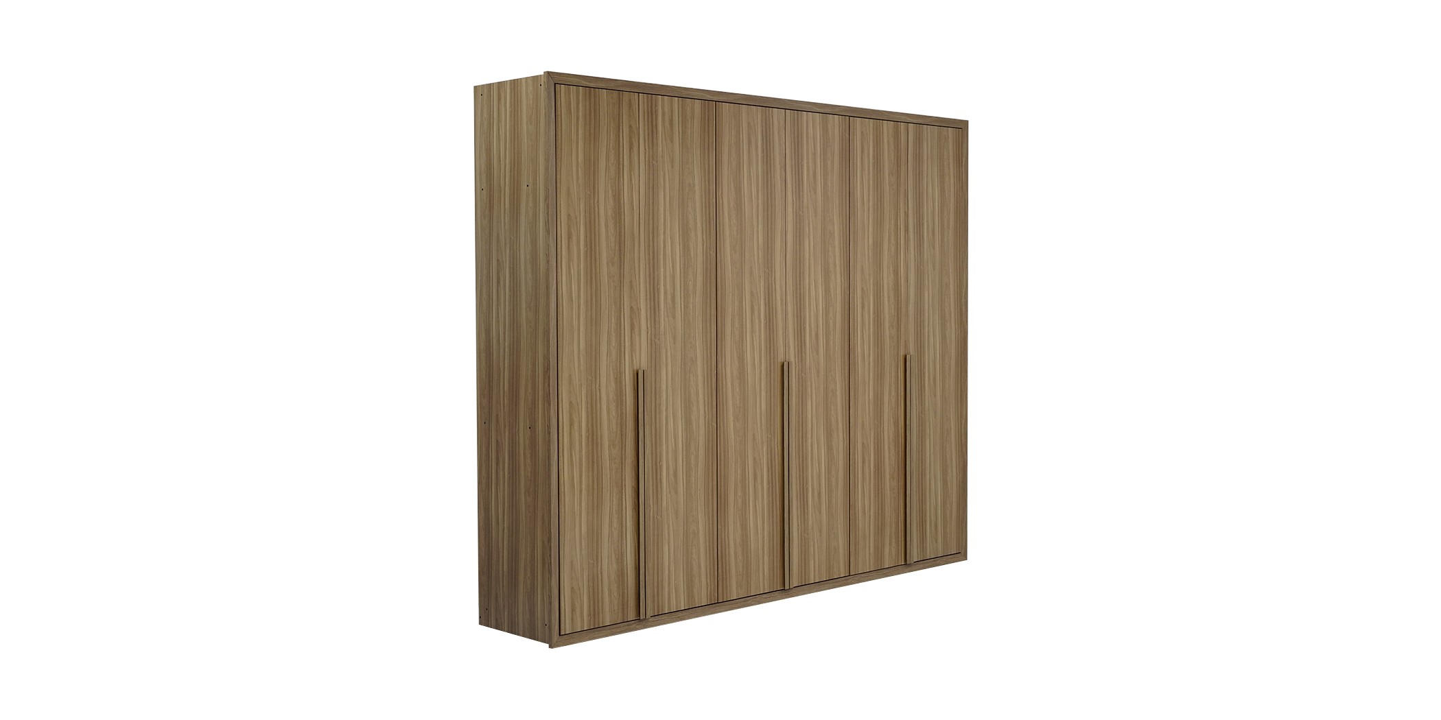 Florida Wardrobe 6 Doors Carvalho Naturale P.Board