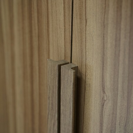 Florida Wardrobe 6 Doors Carvalho Naturale P.Board