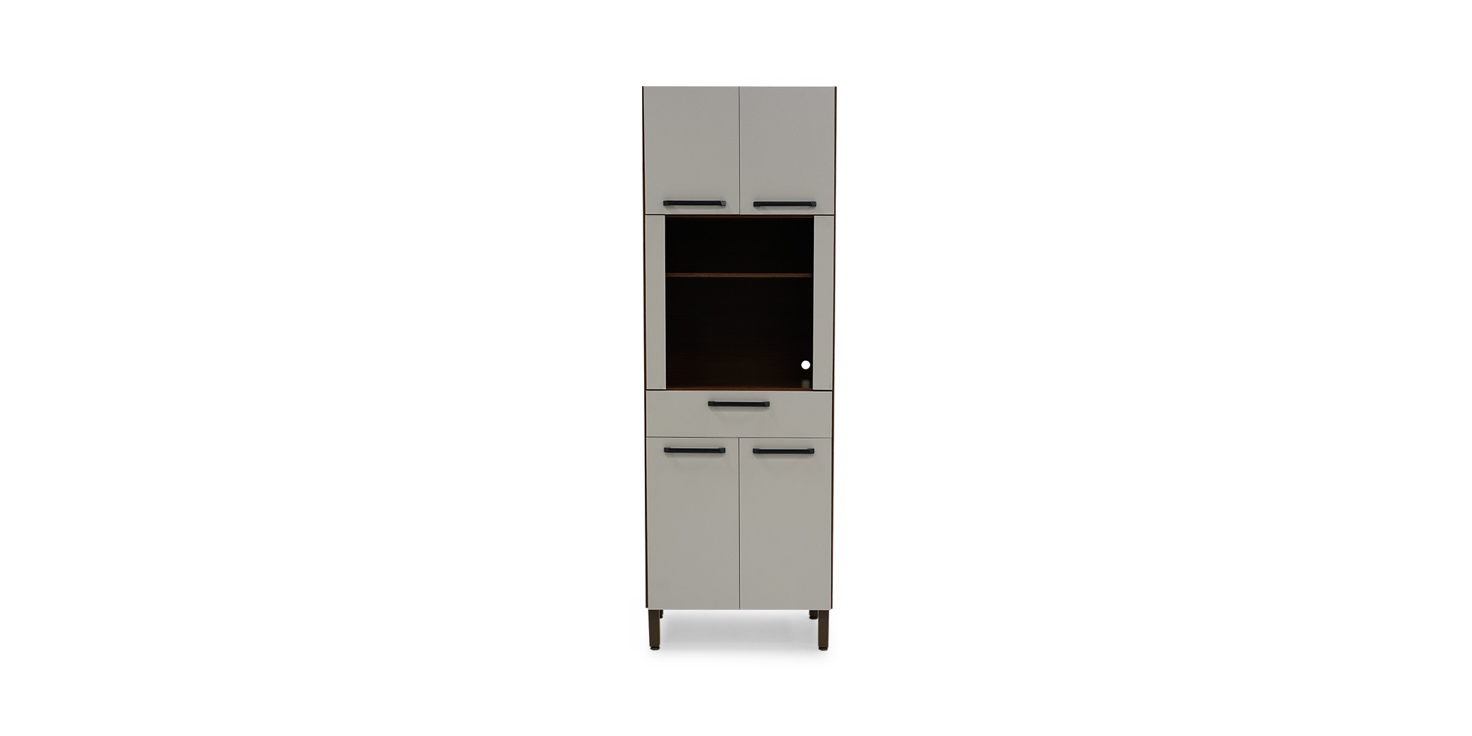 Ametista Kitchen Cabinet 4 Drs+1 Drwr Off White