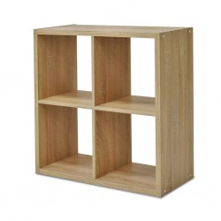 Max Shelving Unit 4 Tiers Sonoma Oak Color