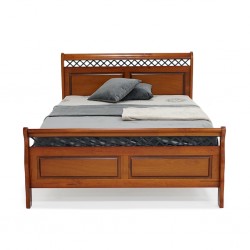 Saturn Bed 137x190 cm Oak Rubberwood