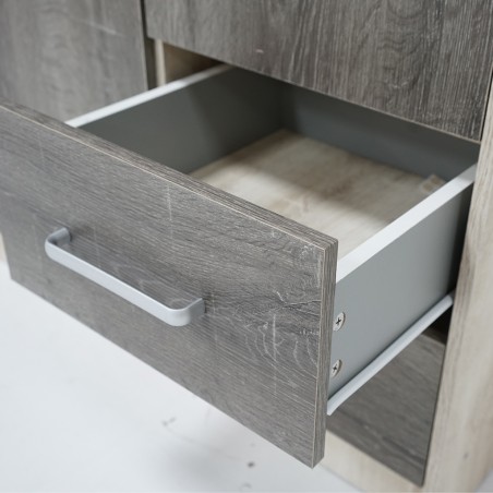 Danilo Wardrobe 3 Doors Castillo Oak PB
