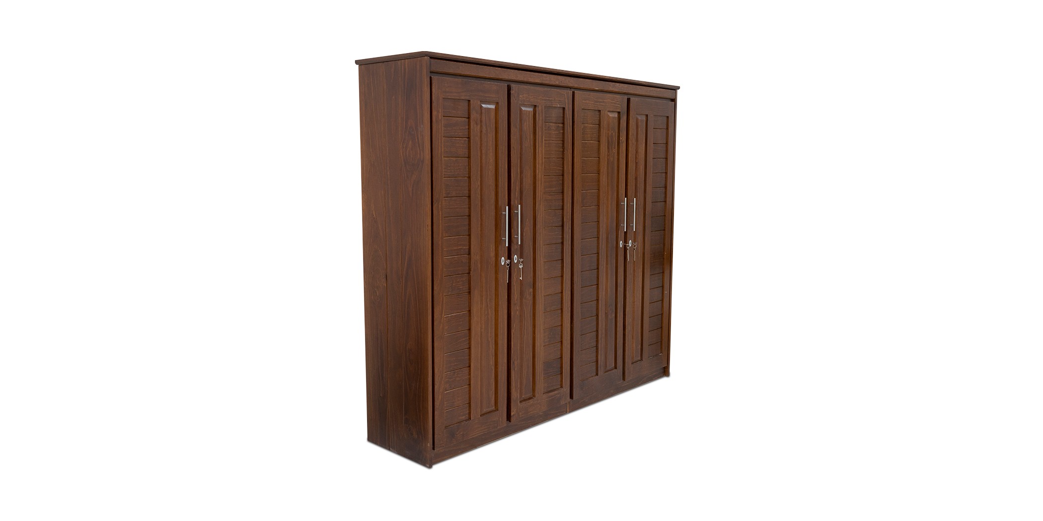 Samantha Wardrobe 4 Doors Pine Dark Oak
