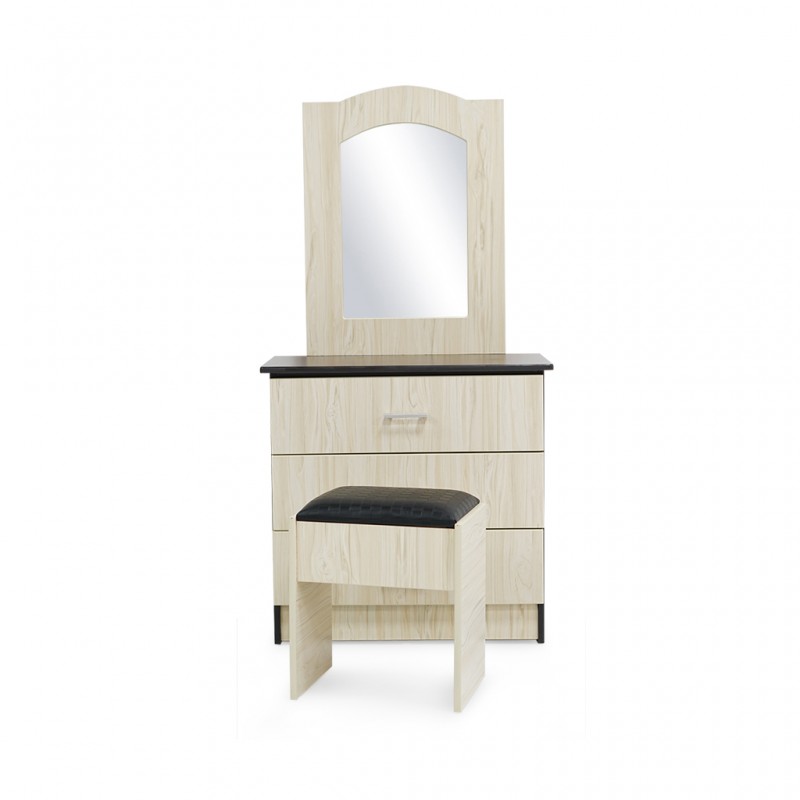 Juniper Dressing Table + Pouf MDF Melamine Juniper Dressing Table + Pouf MDF Melamine