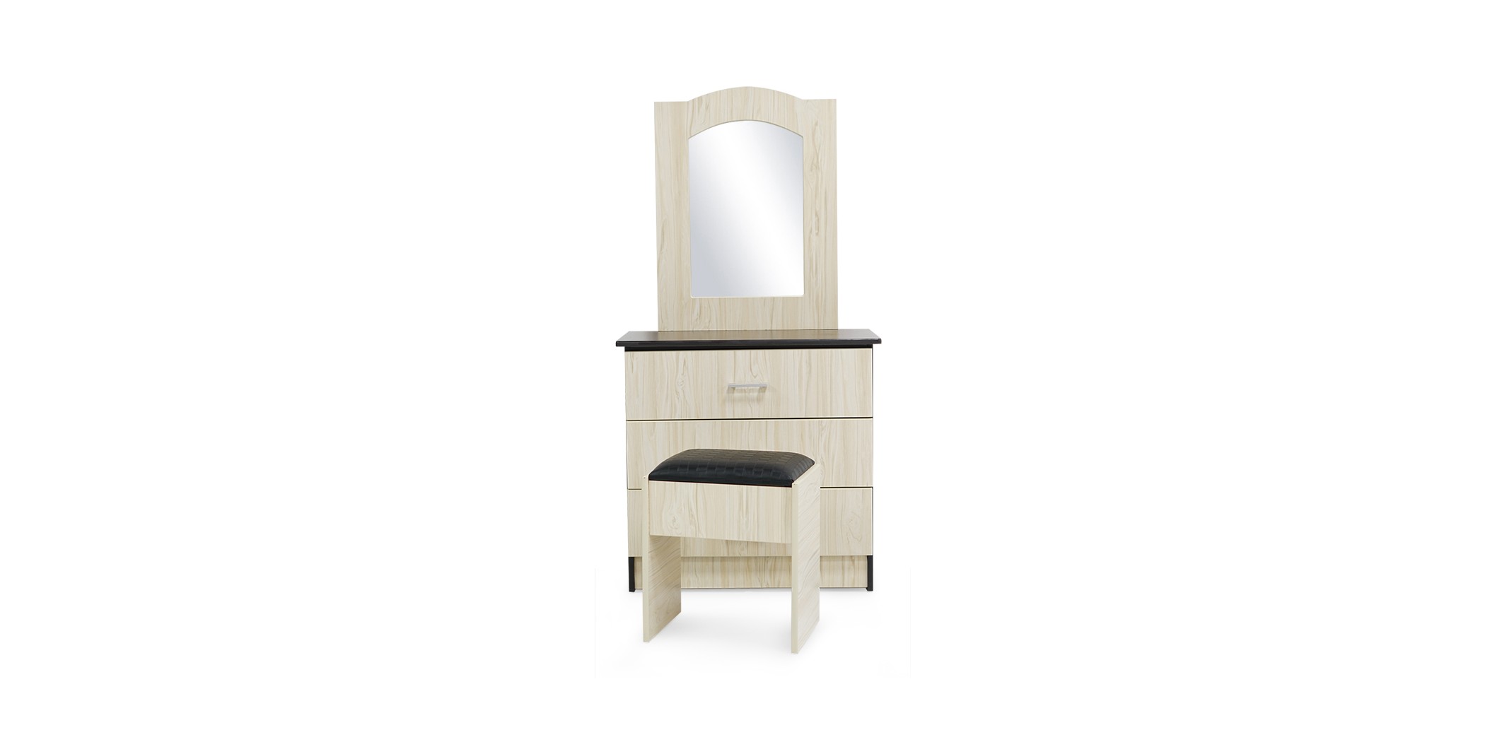 Juniper Dressing Table + Pouf MDF Melamine