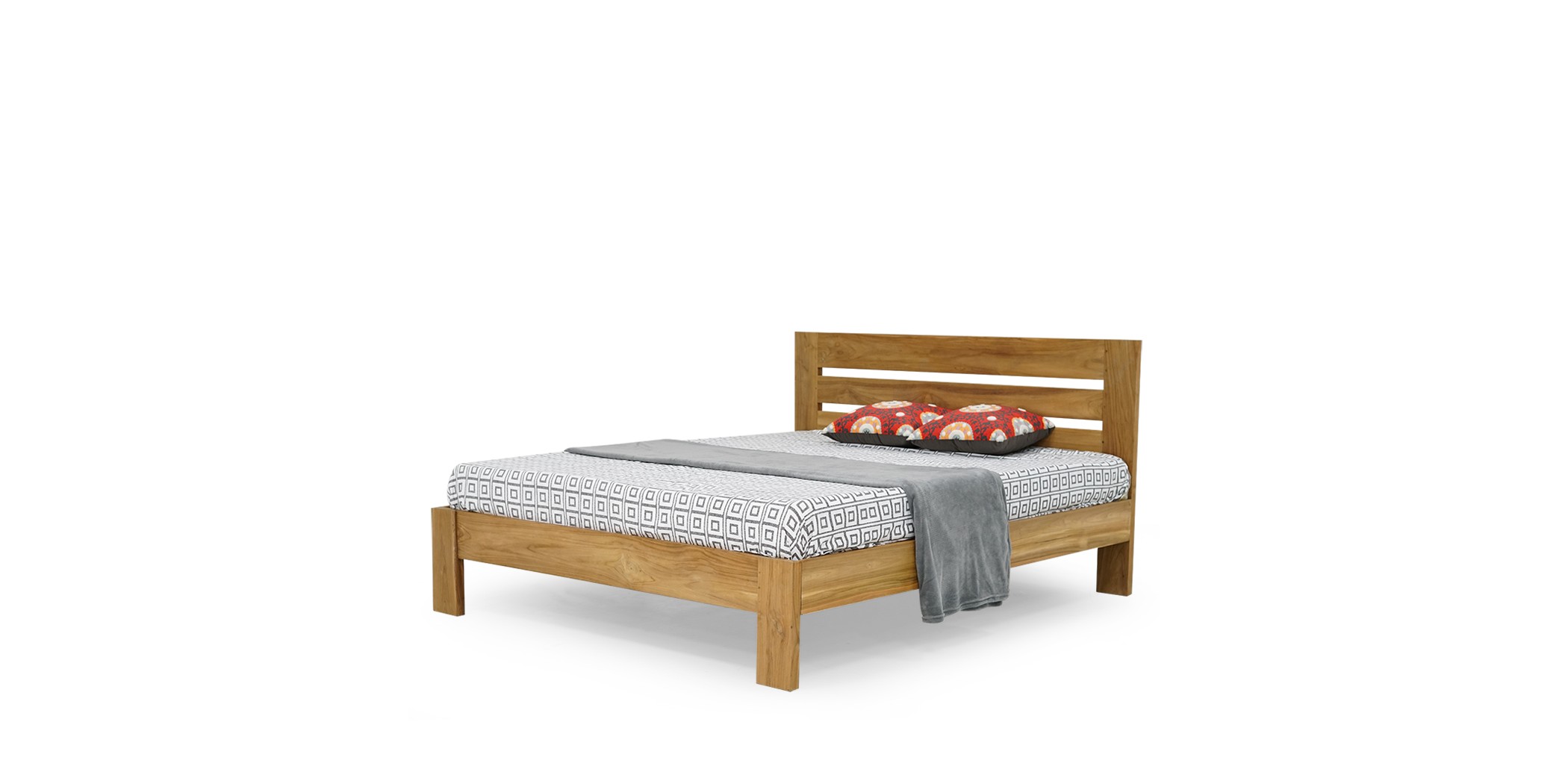 Bali Bed 160x200 cm In Teak