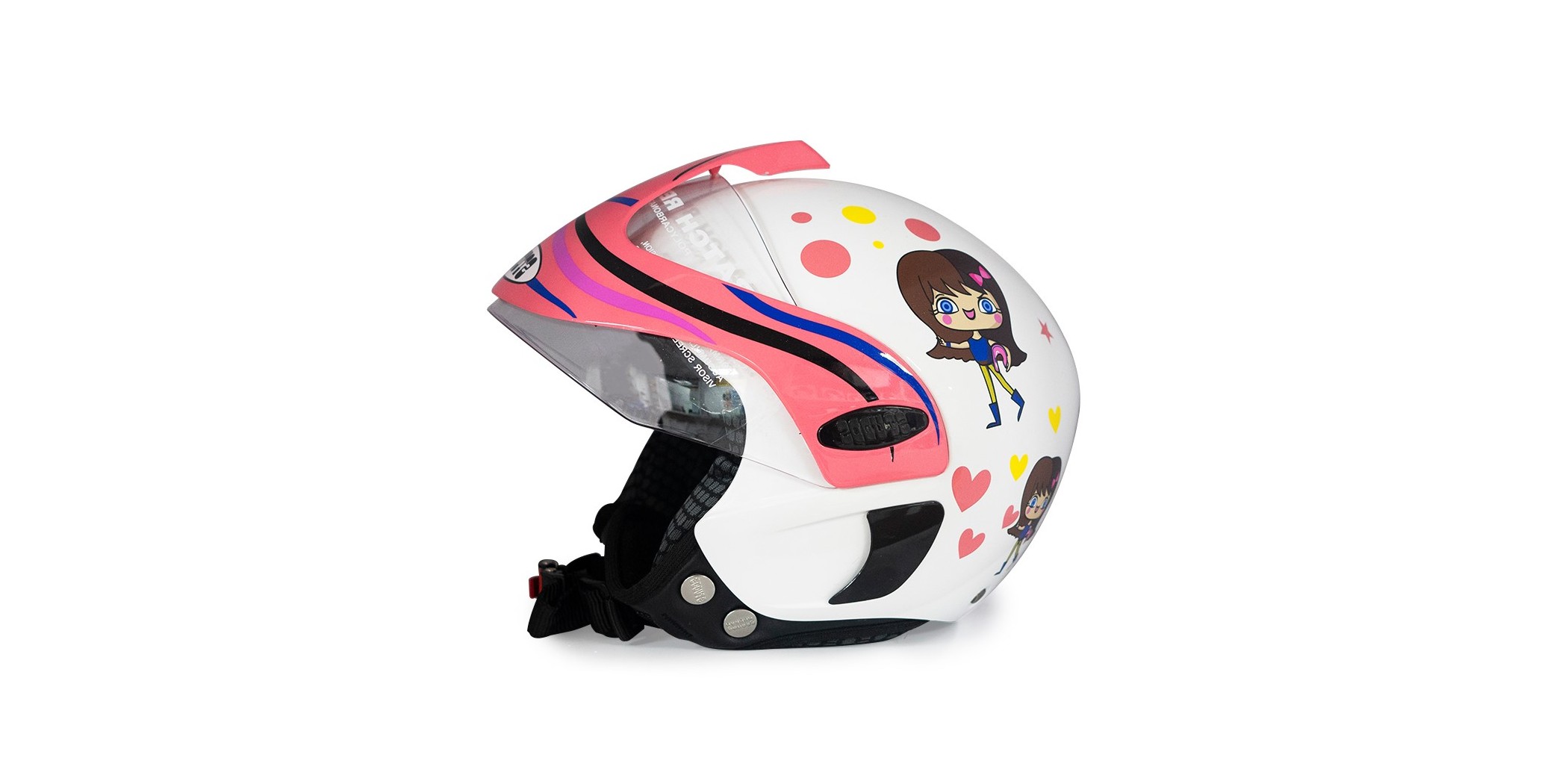 Studds Marshall Kids White N8 Helmet 06677