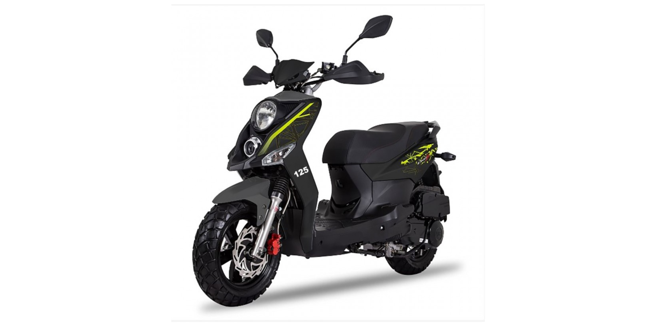 SYM CROX125 125CC Black Scooter