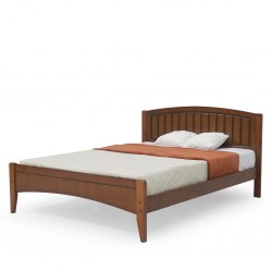 Laura Bed 140x190 cm D.Oak Rubberwood