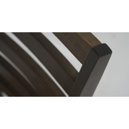 New Ocean Table & 6 chairs Black Cherry Rubberwood