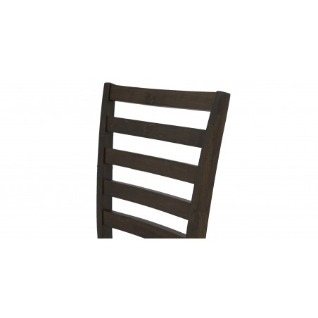 New Ocean Table & 6 chairs Black Cherry Rubberwood