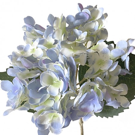 Flower Hydrangea Single Branch Light Blue