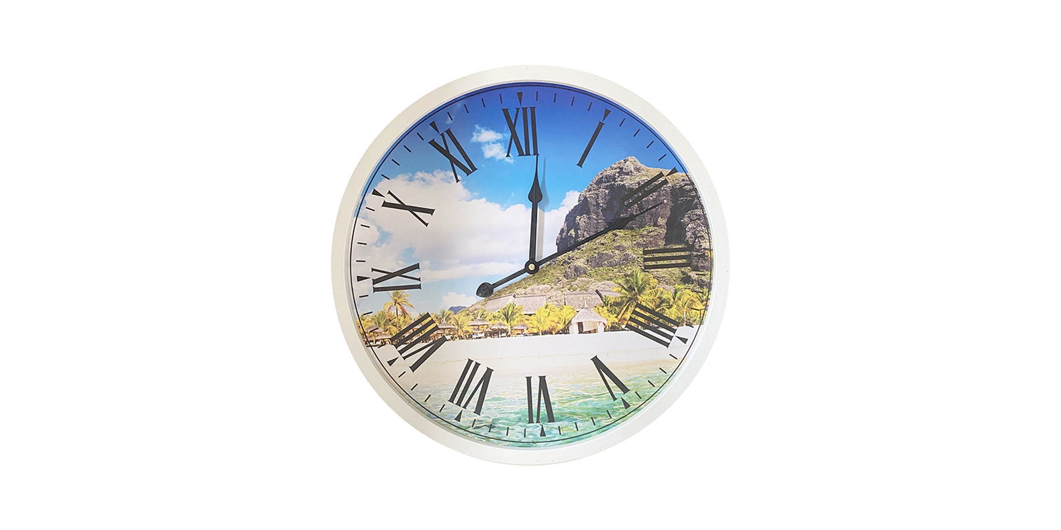 Wall Clock Wooden Frame 40 cm