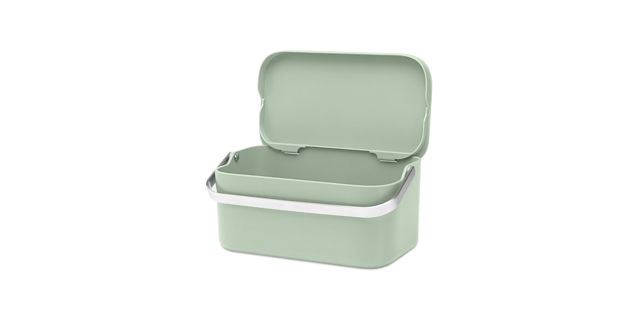 Brabantia 215803 1.8L Jade Green SinkSide Food Waste Caddy 5YW "O"