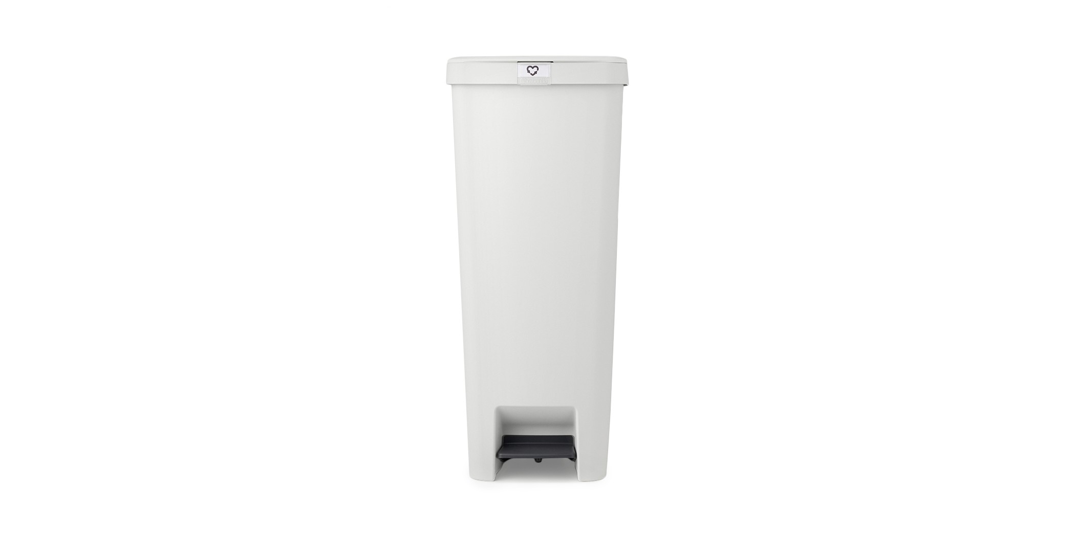 Brabantia 800009 40L Light Grey StepUp Pedal Bin 10YW "O"