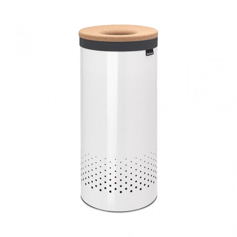 Brabantia 104367 35L Cork Lid White Laundry Bin 10YW "O" Brabantia 104367 35L Cork Lid White Laundry Bin 10YW "O"