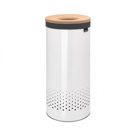 Brabantia 104367 35L Cork Lid White Laundry Bin 10YW "O"