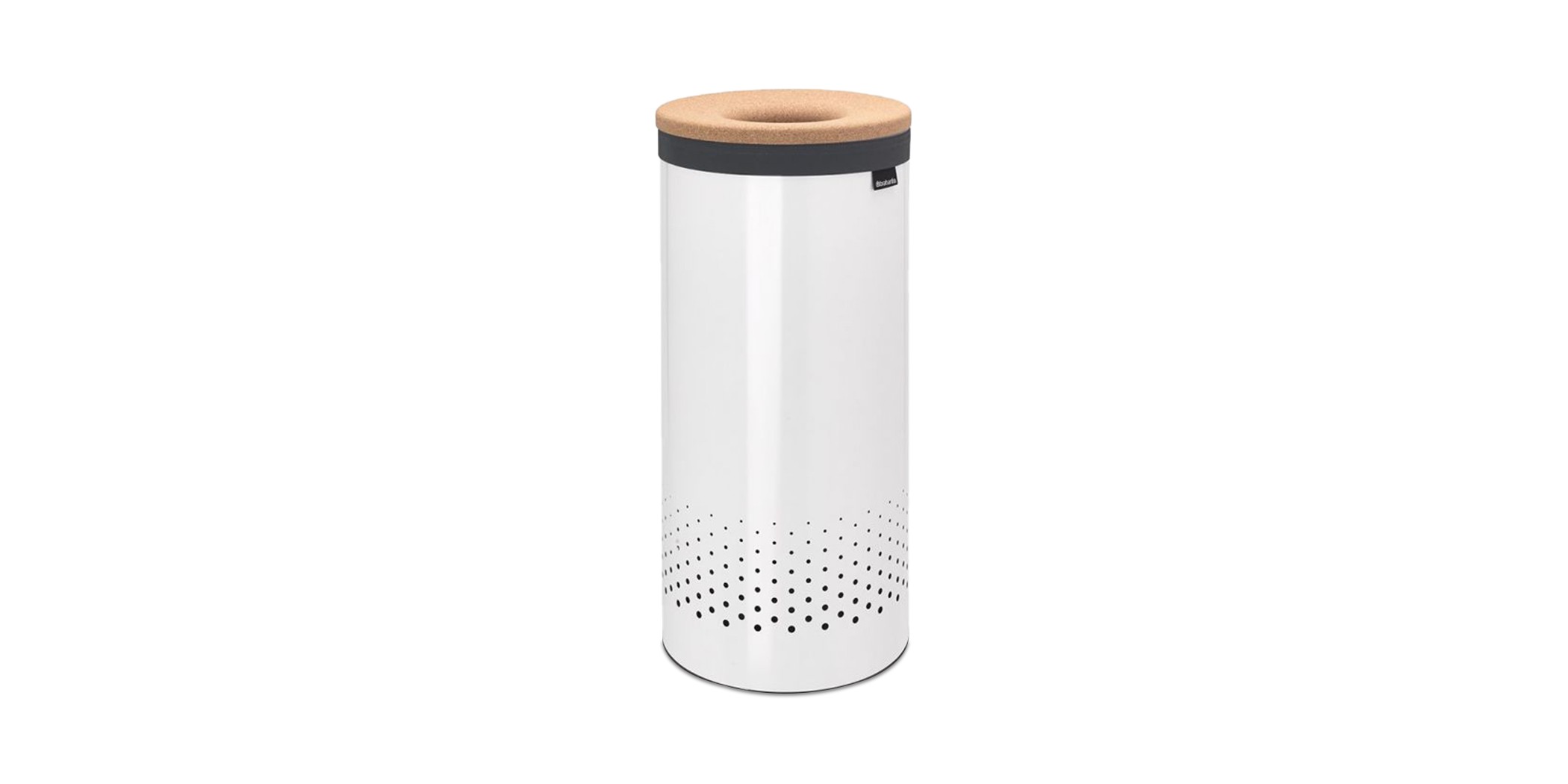 Brabantia 104367 35L Cork Lid White Laundry Bin 10YW "O"