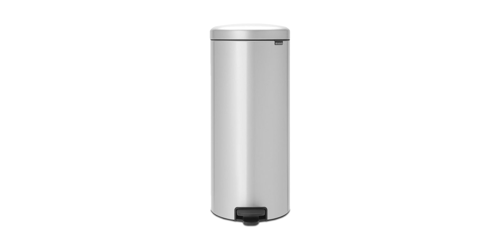 Brabantia 114465 30L Metallic Grey NewIcon Pedal Bin 10YW "O"