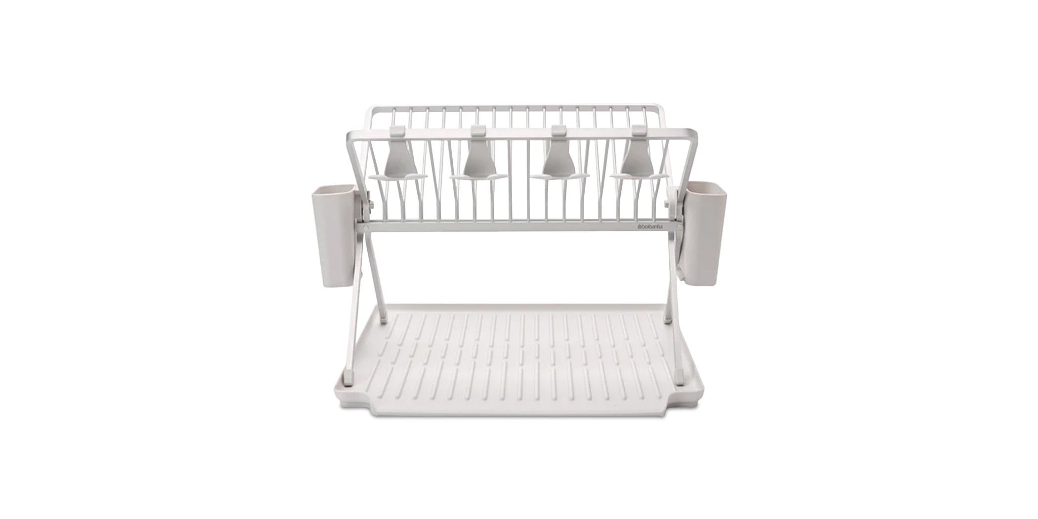 Brabantia 139444 Large Light Grey Foldable Dish Rack 5YW "O"