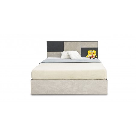 Royce Bedroom Set Greyash and Black Vein