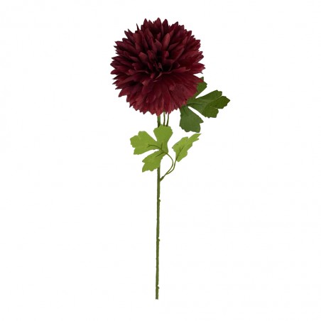Flower Pompon Mum Red