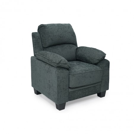 Sammy Accent Chair Sorrento Pewter Fabric