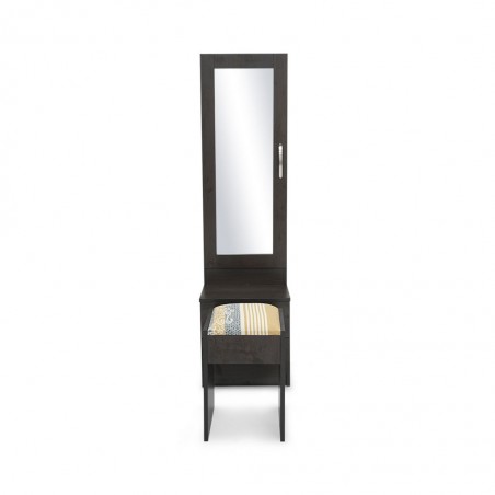 Filton Dressing Table & Pouf in Melamine MDF Wengue