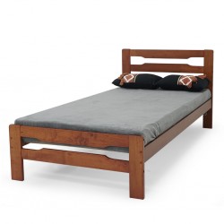 Lucy Bed 91x190 cm D.Oak Rubberwood