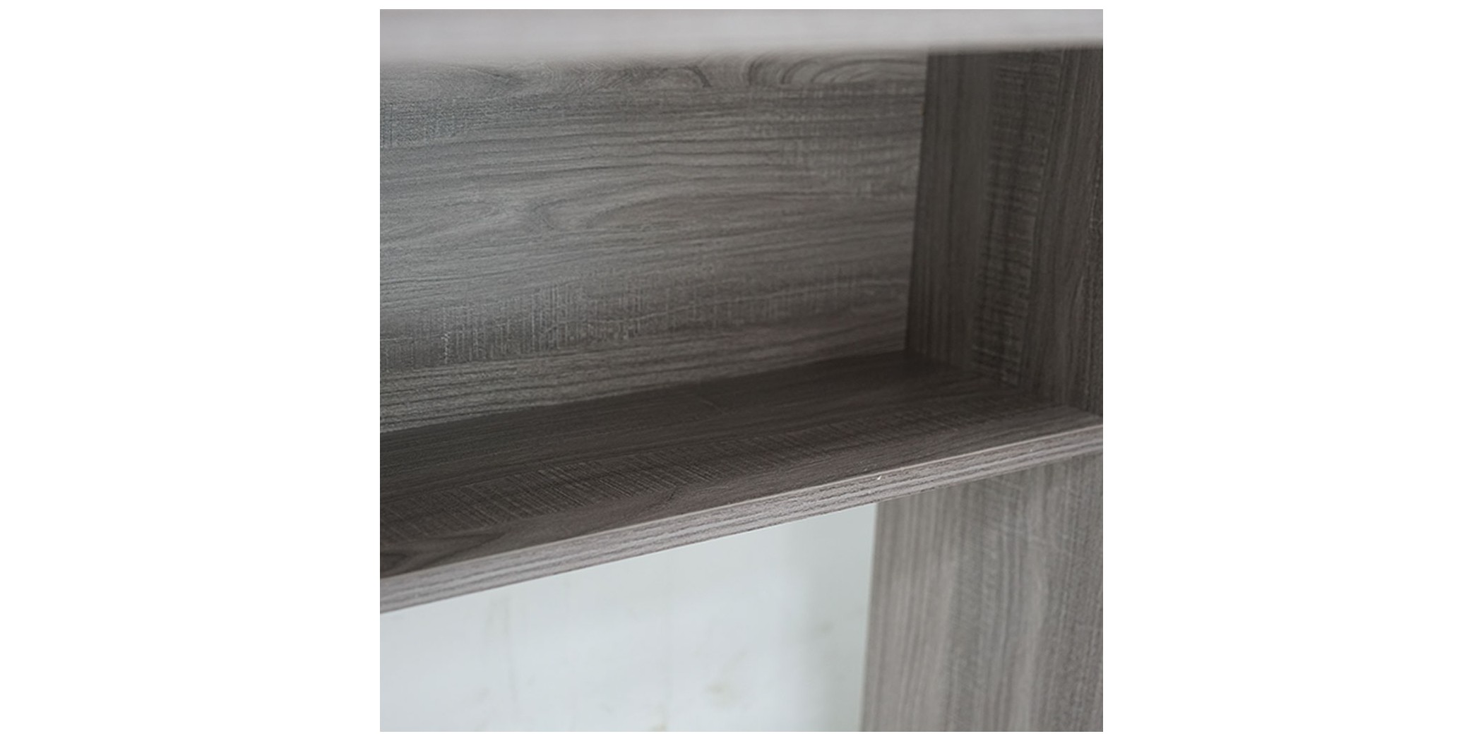 Bruce Office Table Arom & White in Melamine