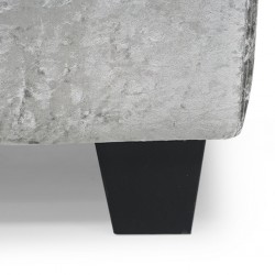 Marco Ottoman in Plain Silver/Pattern Fabric Marco Ottoman in Plain Silver/Pattern Fabric