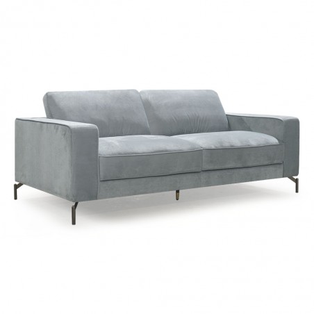 Jade 3 Seater Ponny Fabric Grey Colour
