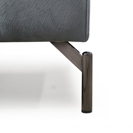 Jade 3 Seater Ponny Fabric Grey Colour