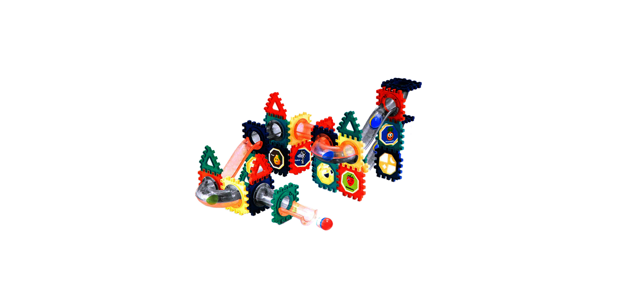 Masen Marble Run Blocks 66 Pcs