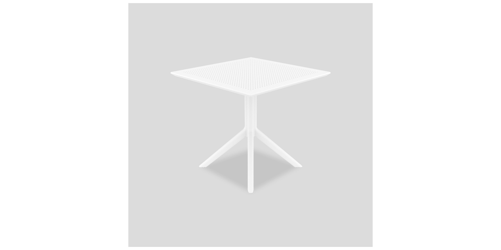 Siesta Sky Table White 80x80cm Ref 106