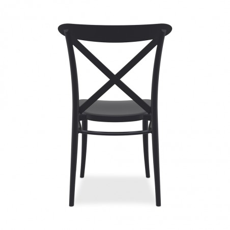 Siesta Cross Chair Black Ref 254