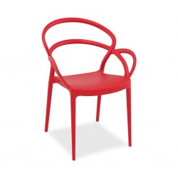 Mila Armchair Red