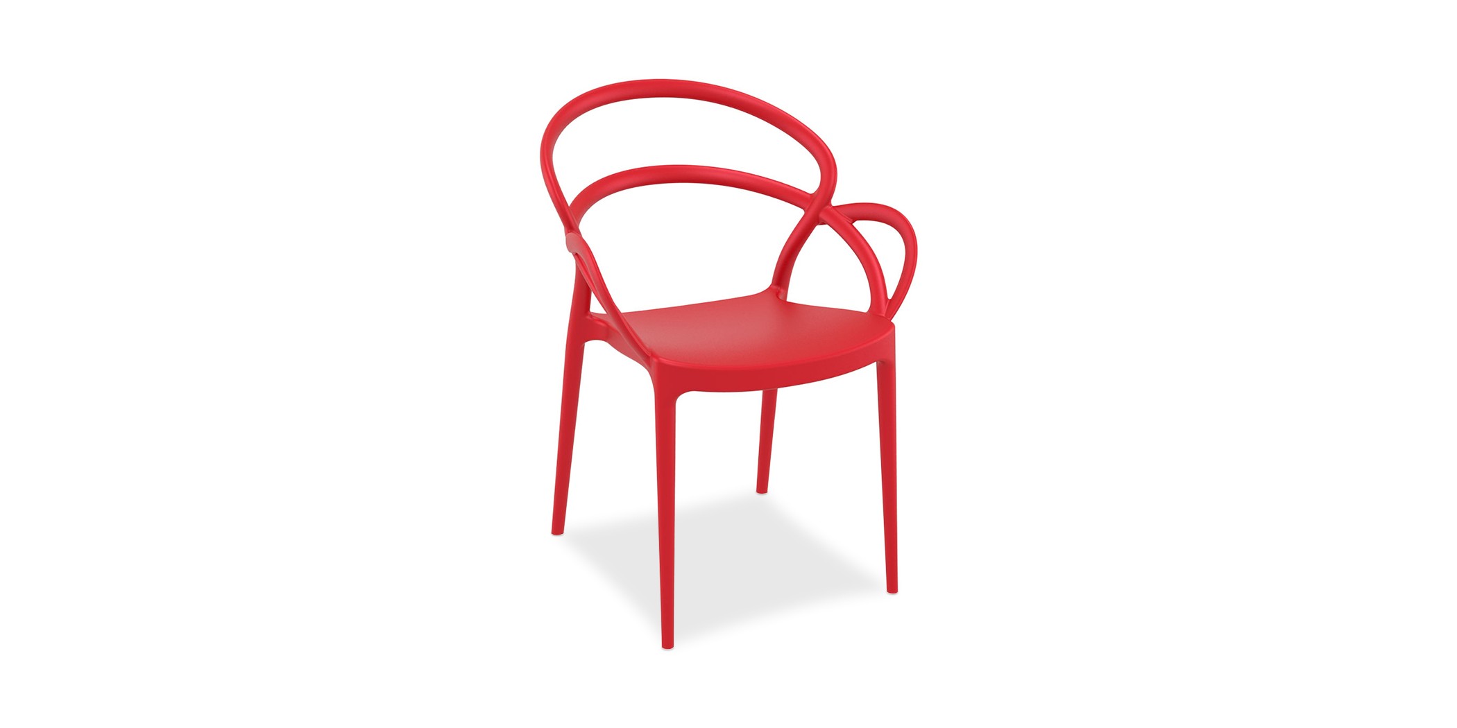 Mila Armchair Red